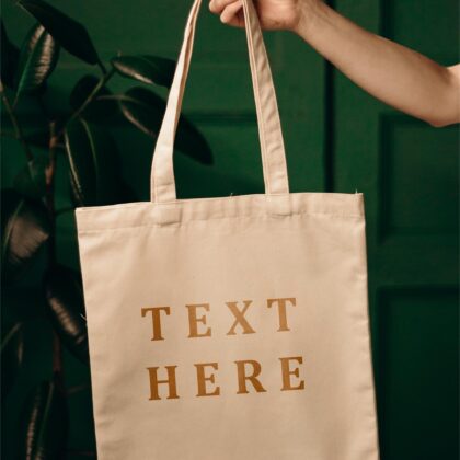 Cotton Shopping Bag (Natural)