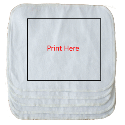 Natural Color Dusters Cleaning Cloth, Cotton Multi Purpose Absorbant Kitchen Towel Cloth for Polishing, Shoe Cleaning , Dusting, Household Furniture Window Car Cleaning, Washable Reusable Bundle of 6 Pieces(Printed)