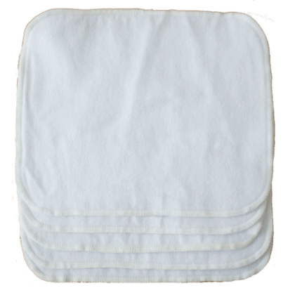 Natural Color Dusters Cleaning Cloth, Cotton Multi Purpose Absorbant Kitchen Towel Cloth for Polishing, Shoe Cleaning , Dusting, Household Furniture Window Car Cleaning, Washable Reusable Bundle of 6 Pieces