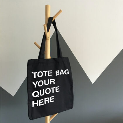 Cotton Shopping Bag (Black)